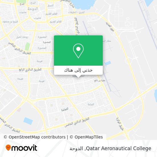 خريطة Qatar Aeronautical College