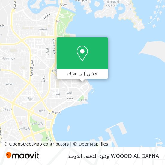 خريطة WOQOD AL DAFNA وقود الدفنه