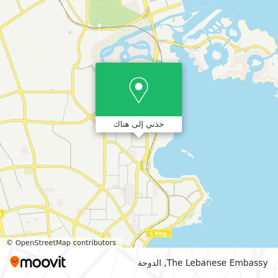 خريطة The Lebanese Embassy