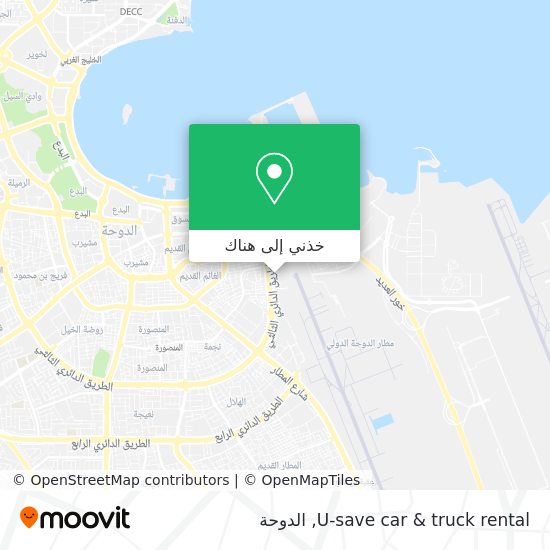 خريطة U-save car & truck rental