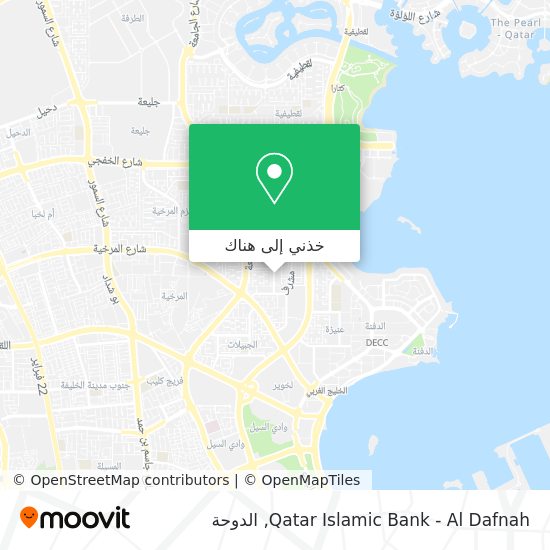 خريطة Qatar Islamic Bank - Al Dafnah