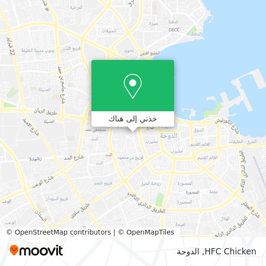 خريطة HFC Chicken