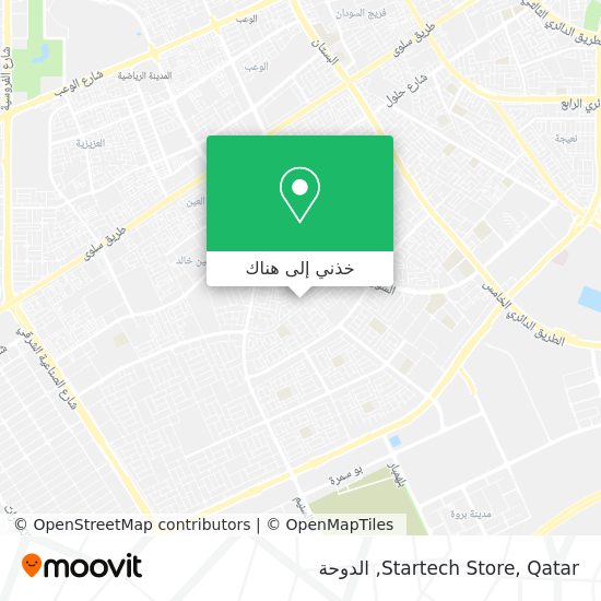 خريطة Startech Store, Qatar