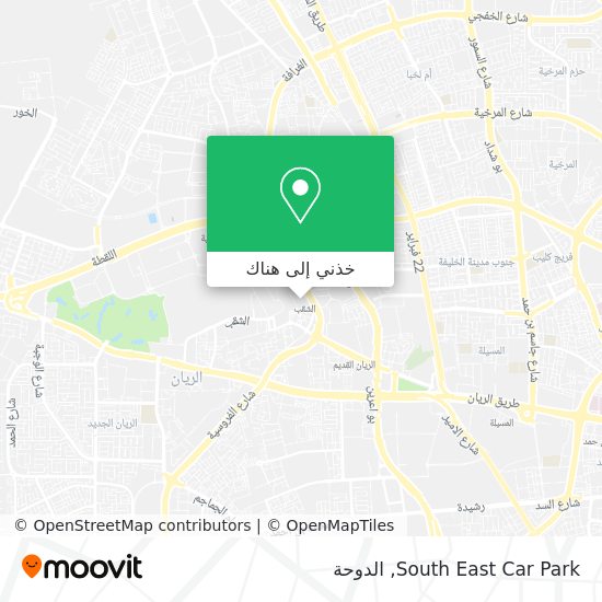 خريطة South East Car Park