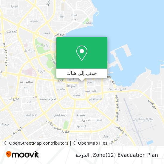 خريطة Zone(12) Evacuation Plan