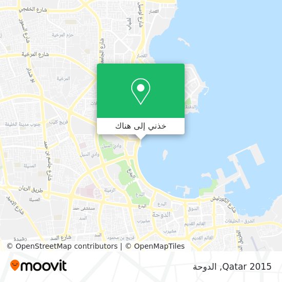 خريطة Qatar 2015