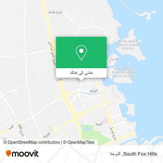 خريطة South Fox Hills