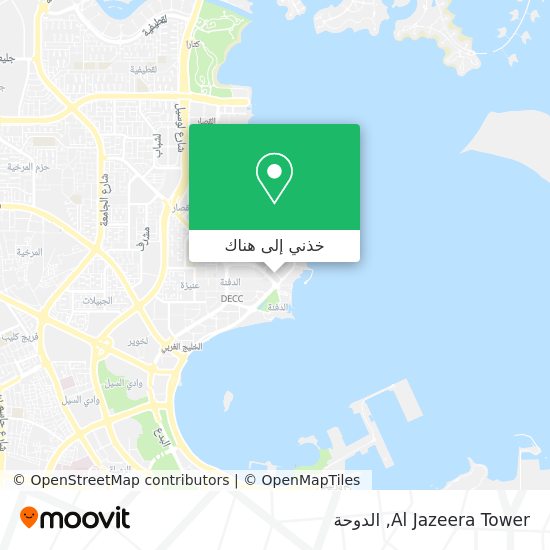 خريطة Al Jazeera Tower