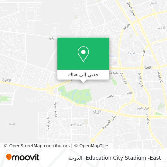 خريطة Education City Stadium -East