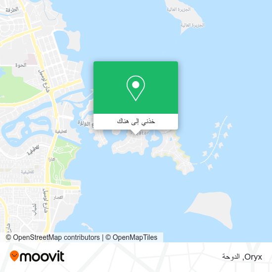 خريطة Oryx