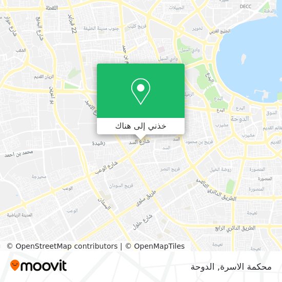 خريطة محكمة الاسرة