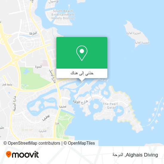 خريطة Alghais Diving