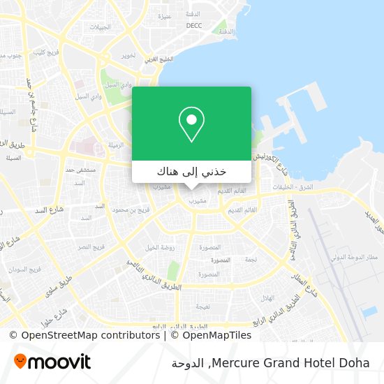 خريطة Mercure Grand Hotel Doha