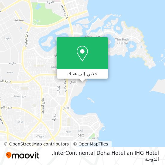 خريطة InterContinental Doha Hotel an IHG Hotel
