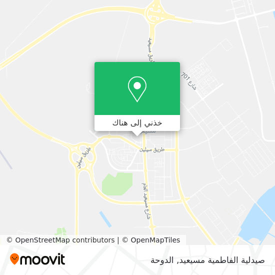 خريطة صيدلية الفاطمية مسيعيد