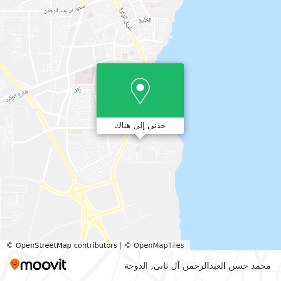 خريطة محمد حسن العبدالرحمن آل ثانى