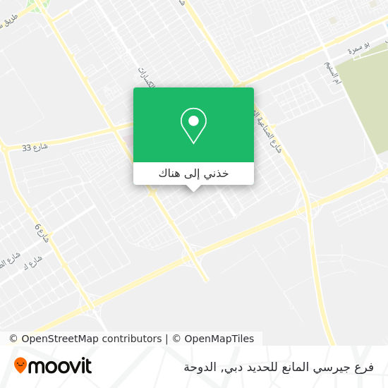 خريطة فرع جيرسي المانع للحديد دبي