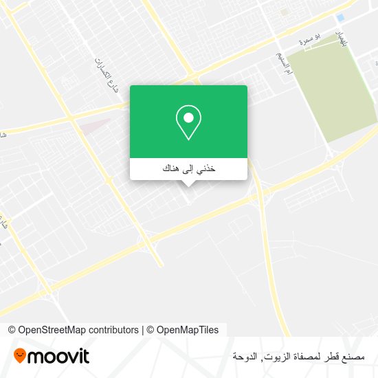 خريطة مصنع قطر لمصفاة الزيوت