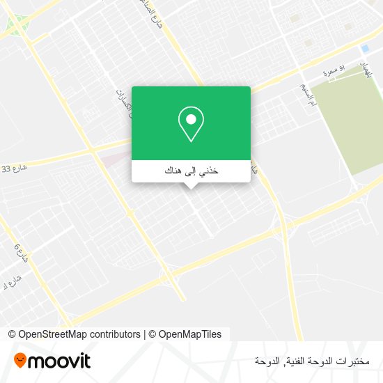 خريطة مختبرات الدوحة الفنية