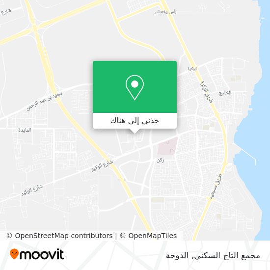خريطة مجمع التاج السكني