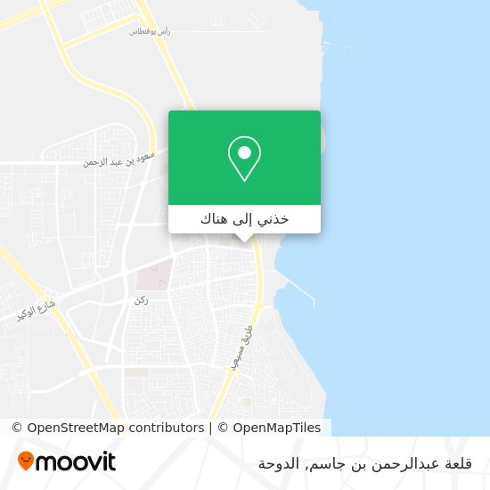 خريطة قلعة عبدالرحمن بن جاسم