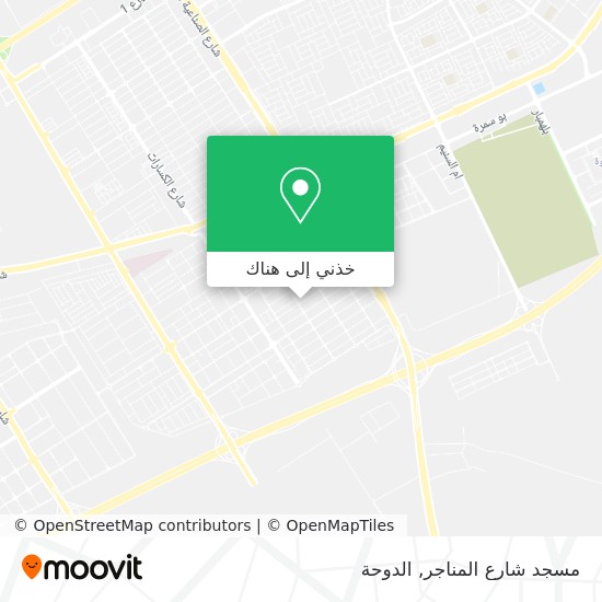 خريطة مسجد شارع المناجر