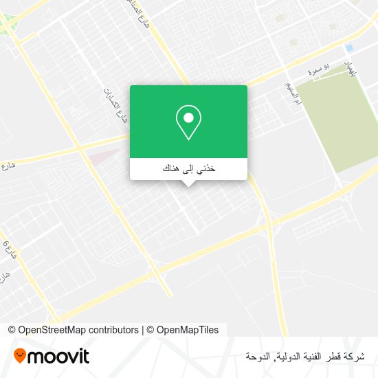 خريطة شركة قطر الفنية الدولية