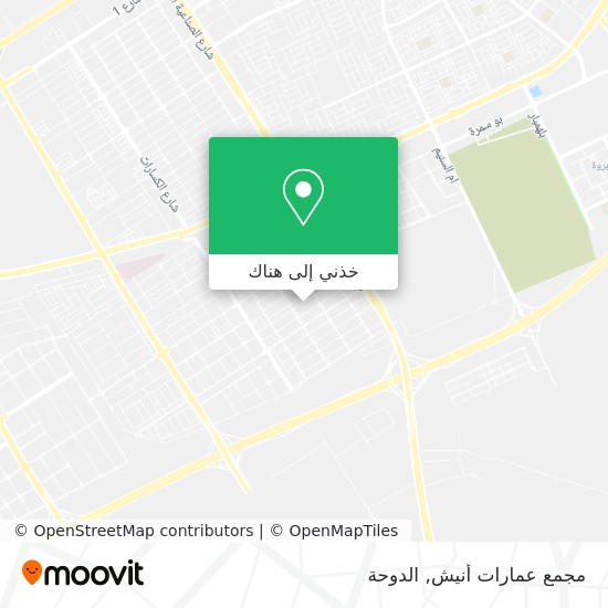 خريطة مجمع عمارات أنيش