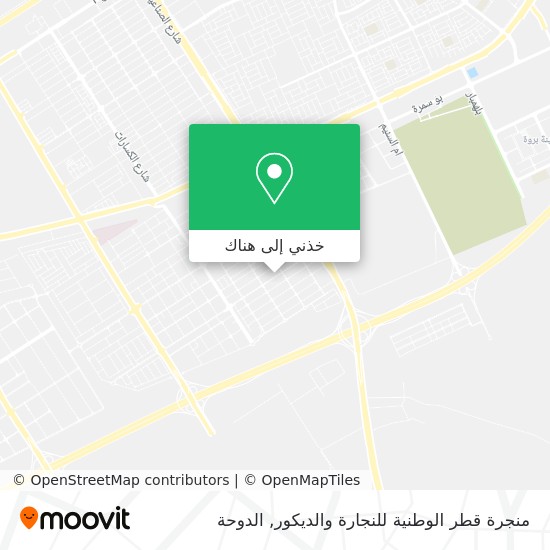 خريطة منجرة قطر الوطنية للنجارة والديكور