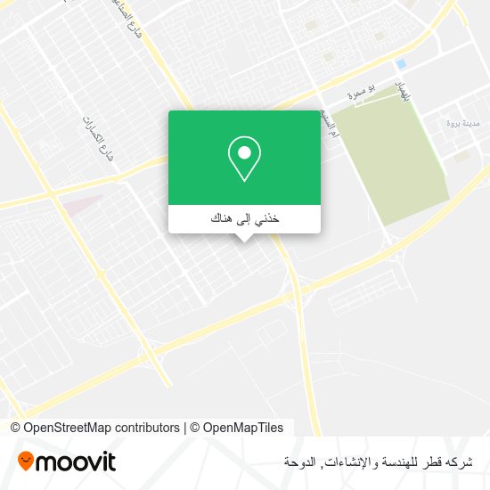 خريطة شركه قطر للهندسة والإنشاءات