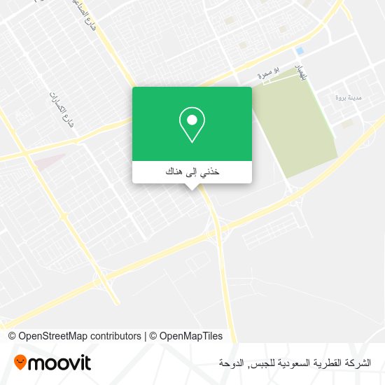 خريطة الشركة القطرية السعودية للجبس