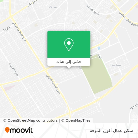 خريطة سكن عمال أكور