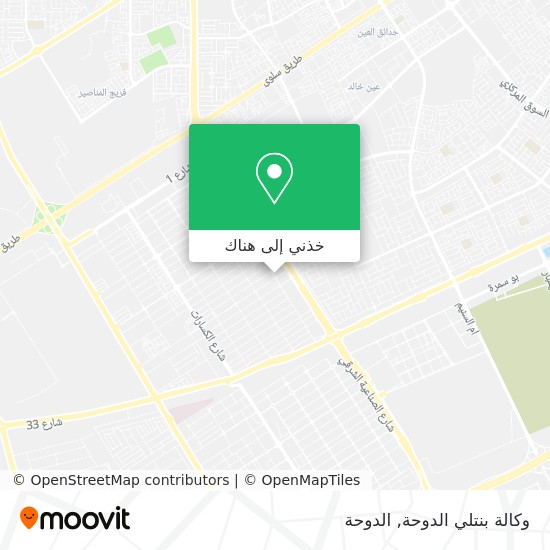 خريطة وكالة بنتلي الدوحة