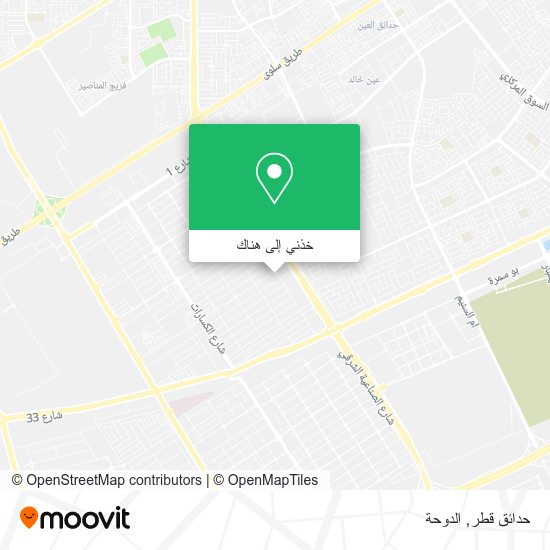 خريطة حدائق قطر