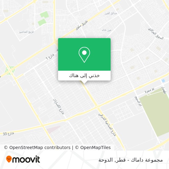 خريطة مجموعة داماك - قطر