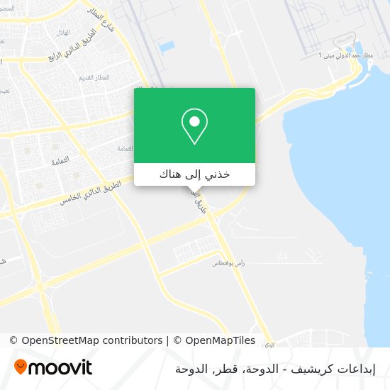 خريطة إبداعات كريشيف - الدوحة، قطر
