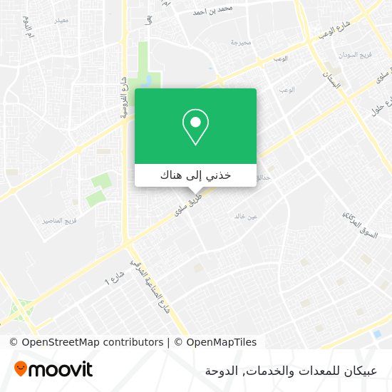 خريطة عبيكان للمعدات والخدمات