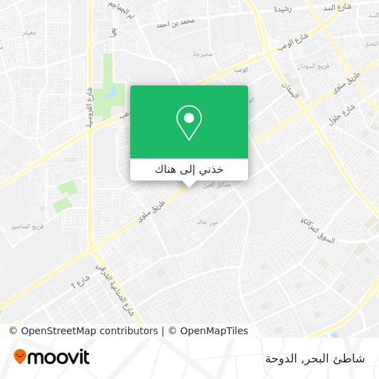 خريطة شاطئ البحر