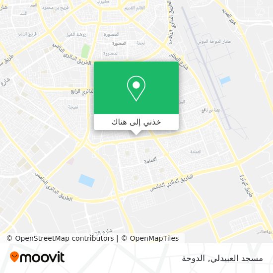 خريطة مسجد العبيدلي