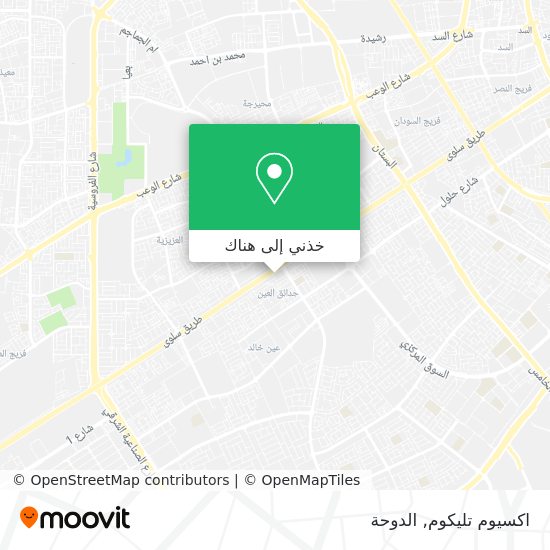 خريطة اكسيوم تليكوم