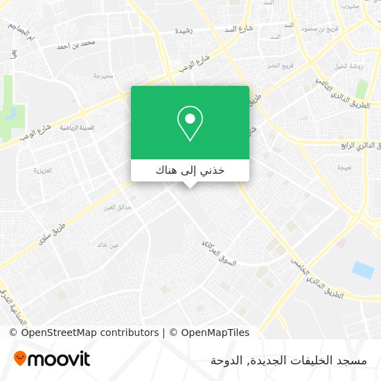 خريطة مسجد الخليفات الجديدة