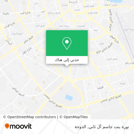 خريطة نورة بنت جاسم آل ثاني