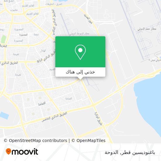 خريطة باغنوديسين قطر
