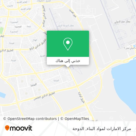 خريطة مركز الامارات لمواد البناء