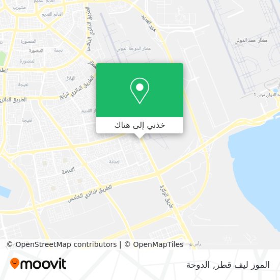 خريطة الموز ليف قطر
