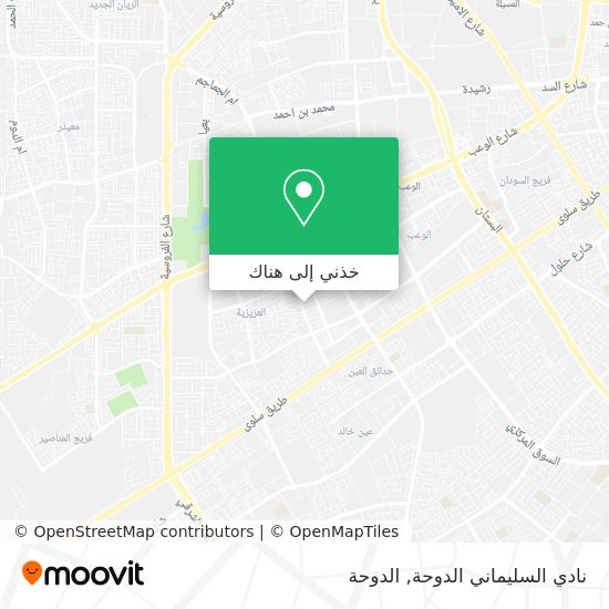 خريطة نادي السليماني الدوحة