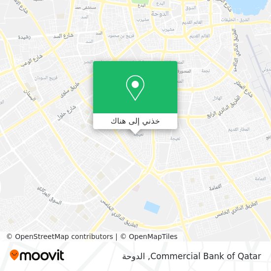 خريطة Commercial Bank of Qatar