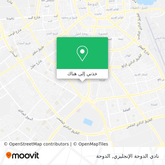 خريطة نادي الدوحة الإنجليزي