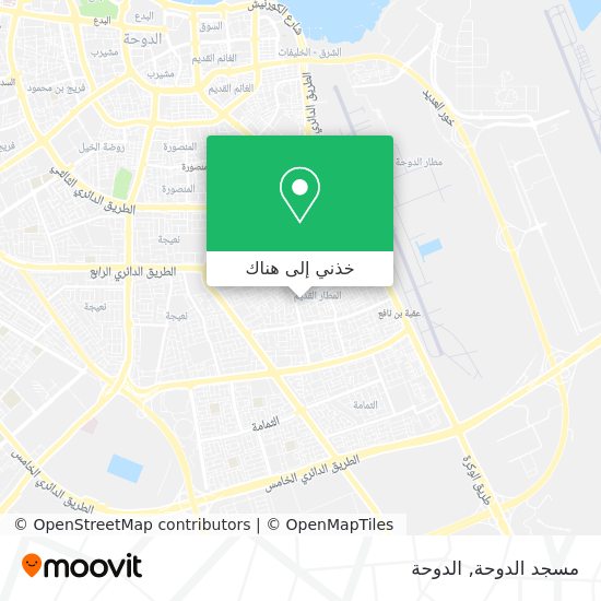 خريطة مسجد الدوحة