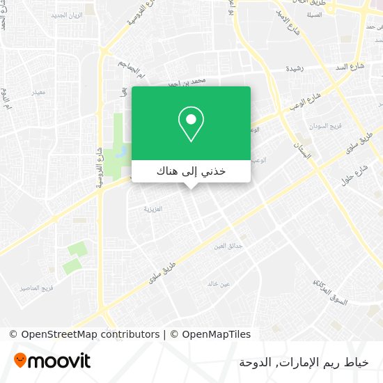 خريطة خياط ريم الإمارات